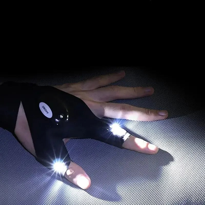 Fingerless LED Gloves