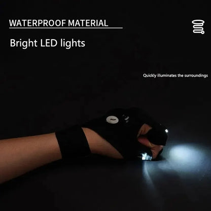 Fingerless LED Gloves