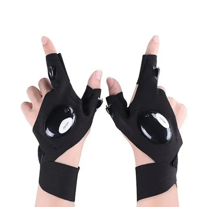 Fingerless LED Gloves