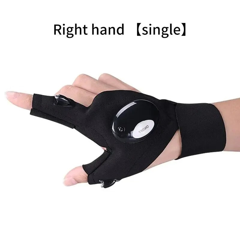 Fingerless LED Gloves