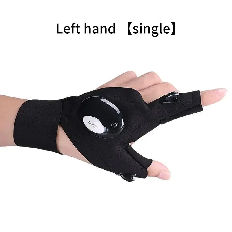 Fingerless LED Gloves